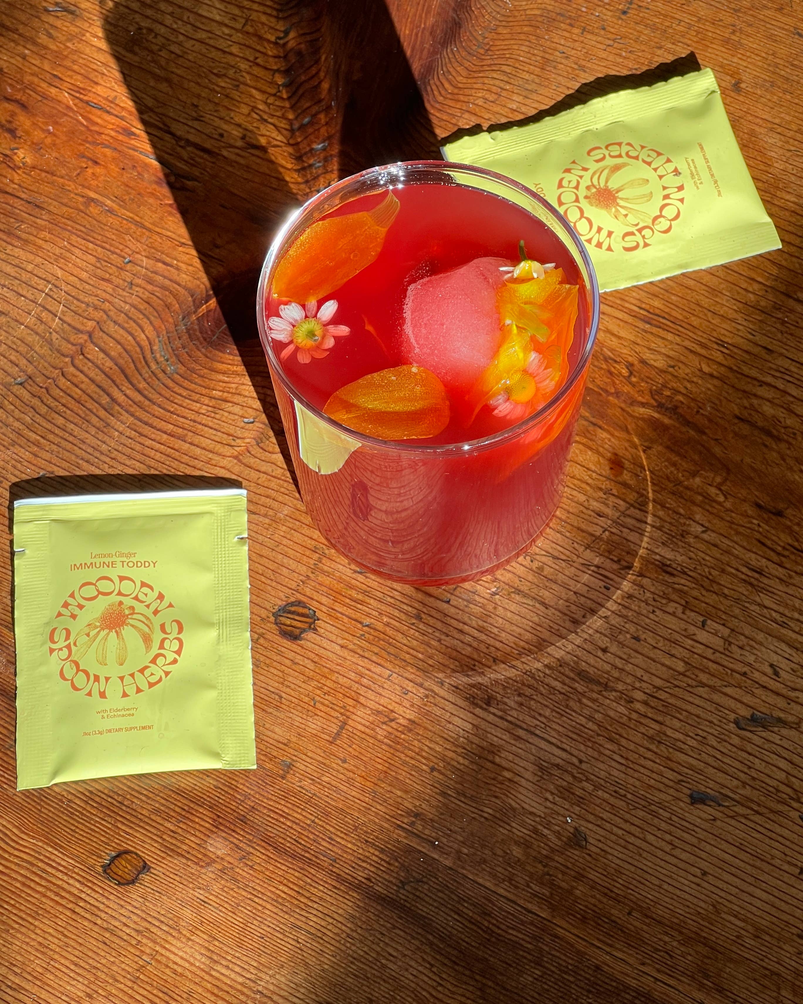 Lemon-Ginger Immune Toddy / Wooden Spoon Herbs-