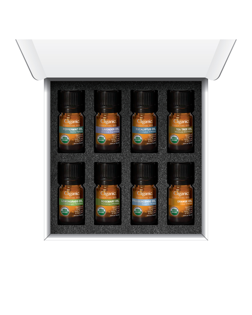 Essential Oils Set - Organic Aromatherapy Set (5ml)