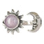 Amethyst Sun & Moon Adjustable Ring