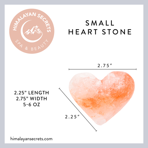 Heart Shaped Massage Stone (Small)- Himalayan Salt Stone