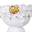 FLOWER HEAD VASE 15x13x14cm *WHITE