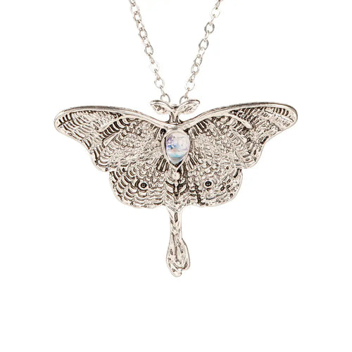 Collier de papillon d’argent 