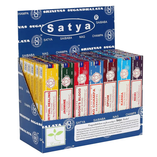 Bâtons d'encens Satya - 7 parfums assortis au choix 