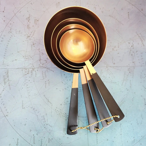 Black & Copper Color Baking Cups -Cooking Measuring Cup set