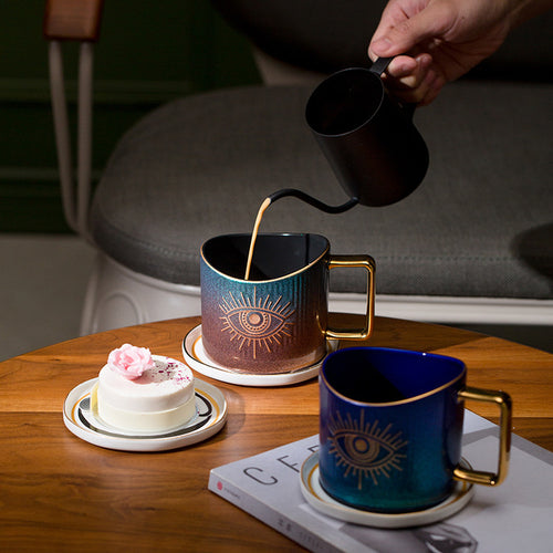 Tasse à café de protection contre les mauvais yeux 