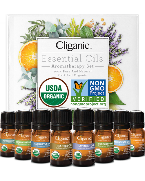 Essential Oils Set - Organic Aromatherapy Set (5ml)