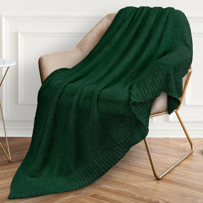 Buttery Soft Fluffy Knit Blanket