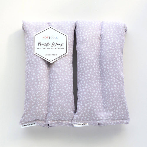 Neck Wrap - Heating Cooling Rice Pad - Ash Violet