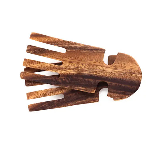 Acacia Wood Salad Hands