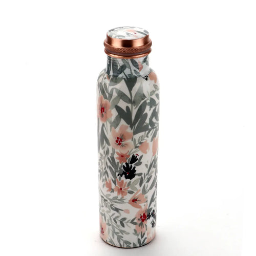 Perilla Home- Pink Flower Copper Bottle (1L)