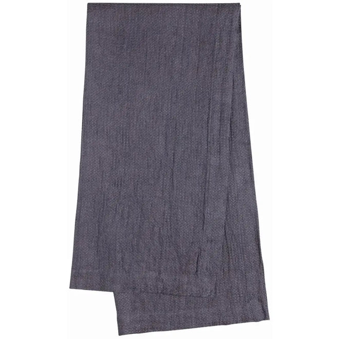 Serviette de bain en lin anthracite 