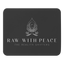 Raw With Peace Logo- Mouse pad