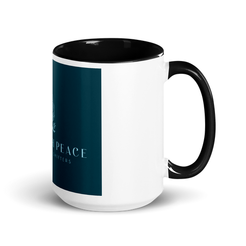 Raw With Peace Logo- Mug with Color Inside