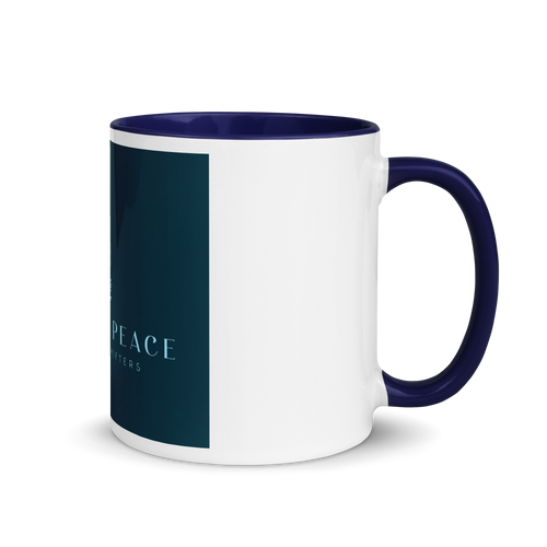 Raw With Peace Logo- Mug with Color Inside