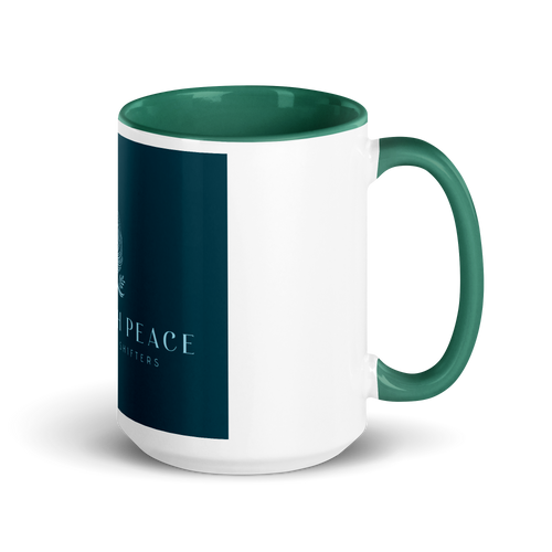 Raw With Peace Logo- Mug with Color Inside