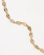 Grid Spectrum CZ Collar Chain Layering Necklace