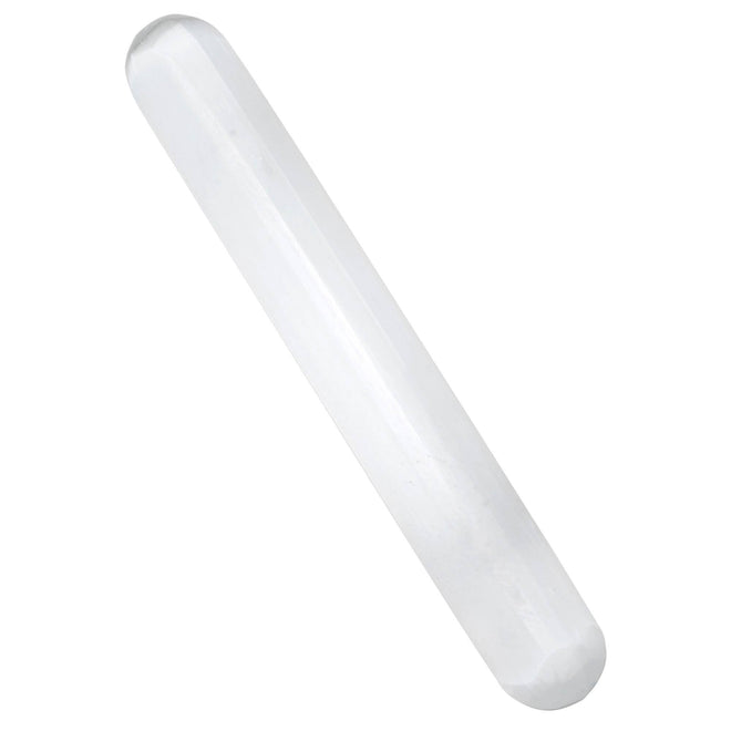 Plain Round Edges Selenite Wand