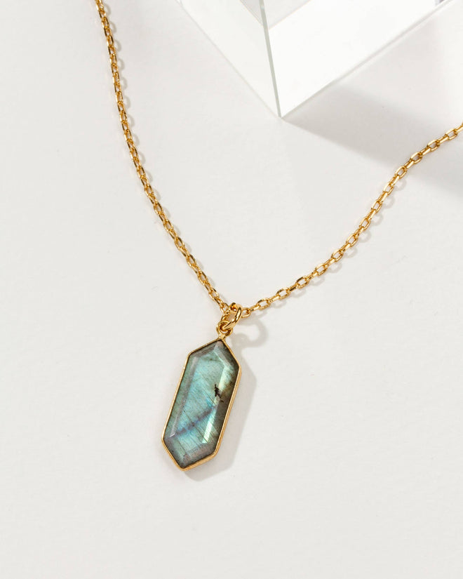 Collier Sautoir Intuition - Labradorite