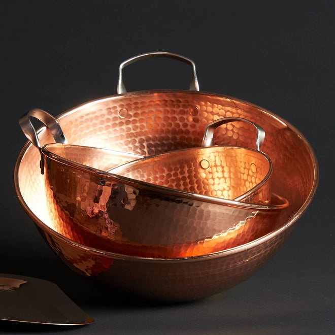 100% pure Copper Mixing Bowls